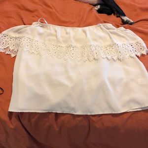 Off the shoulder shirt